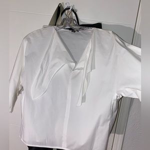 Lord & Taylor Cotton 3/4 Sleeve Top